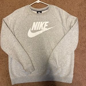 Women’s gray Nike sweatshirt